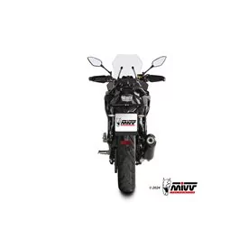Mivv OVAL Noir fond carbone CF Moto 700MT
