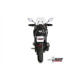 Mivv OVAL Schwarz Carbon-Endkappe CF Moto 700MT