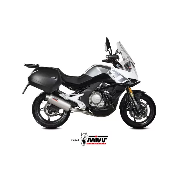 Mivv OVAL Inox CFMOTO 650MT