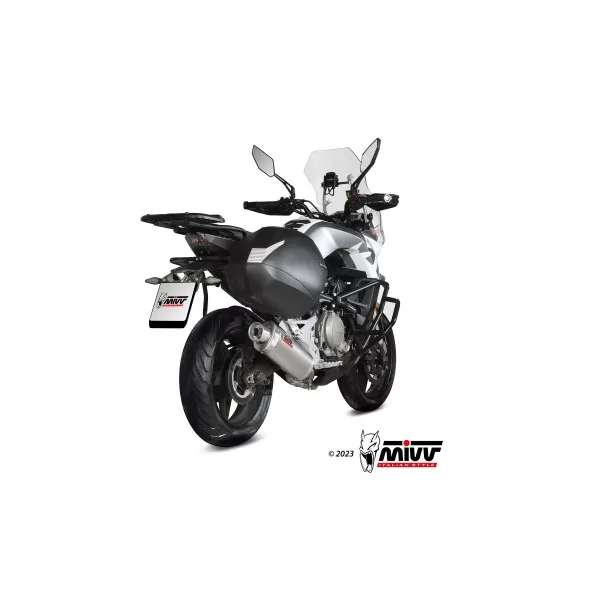 Mivv OVAL Inox CFMOTO 650MT