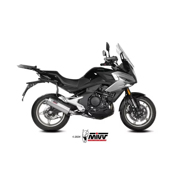 Mivv OVAL Inox CFMOTO 700MT