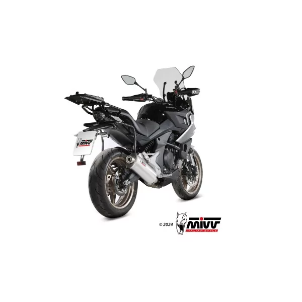 Mivv OVAL Inox CFMOTO 700MT