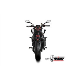 Mivv AK-1 Schwarz Carbon-Endkappe CF Moto 450NK