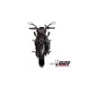 Mivv AK-1 Schwarz Carbon-Endkappe CFMOTO 450NK