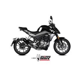 Mivv Sport Exhaust Full System Black CF Moto 300NK