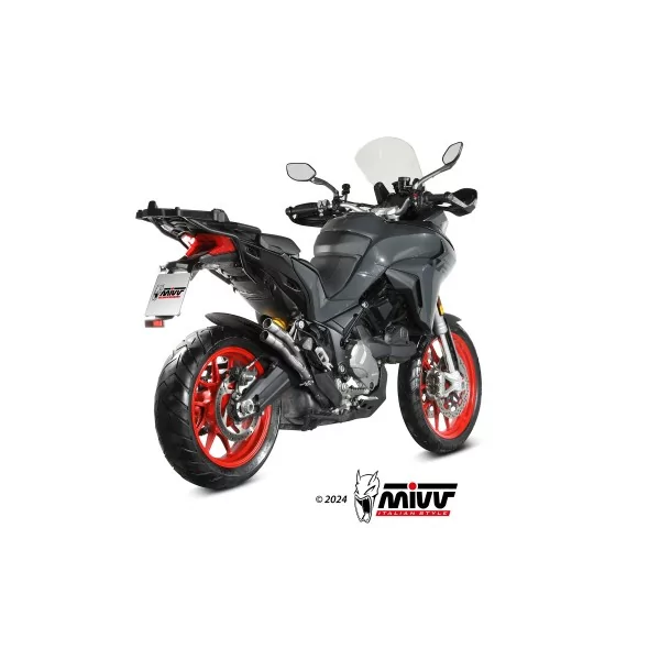 Mivv DOUBLE GUN Inox Ducati MULTISTRADA 950 / S