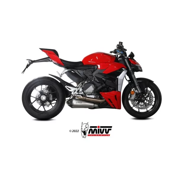 Mivv DELTA RACE Inox Ducati STREETFIGHTER V2