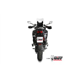 Mivv OVAL Black carbon end cap Ducati MULTISTRADA V4 / V4S