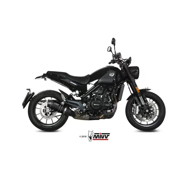 Mivv OVAL Negro fondo carbono Benelli LEONCINO 500