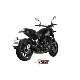 Mivv OVAL Noir fond carbone Benelli LEONCINO 500