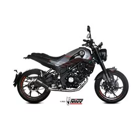 Mivv Komplette Sport-Auspuffanlage Schwarz Benelli LEONCINO 125