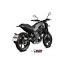 Mivv Komplette Sport-Auspuffanlage Schwarz Benelli LEONCINO 125