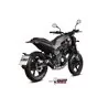 Mivv Komplette Sport-Auspuffanlage Schwarz Benelli LEONCINO 125