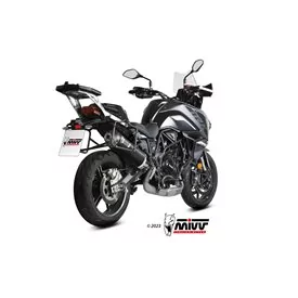 Mivv OVAL Carbon Carbon-Endkappe Benelli TRK 702 / X