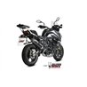 Mivv OVAL Schwarz Carbon-Endkappe Benelli TRK 702 / X