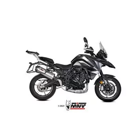 Mivv OVAL Inox fondello carbonio Benelli TRK 702 / X