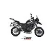 Mivv OVAL Edelstahl Carbon-Endkappe Benelli TRK 702 / X