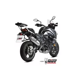 Mivv OVAL Inox fondo carbono Benelli TRK 702 / X