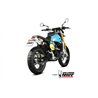 Mivv Komplette Sport-Auspuffanlage Schwarz Fantic Motor CABALLERO 500