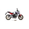 Mivv Scarico Sportivo Completo Carbonio Honda CB 650 F