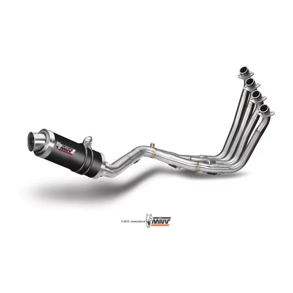 Mivv Komplette Sport-Auspuffanlage Carbon Honda CB 650 F