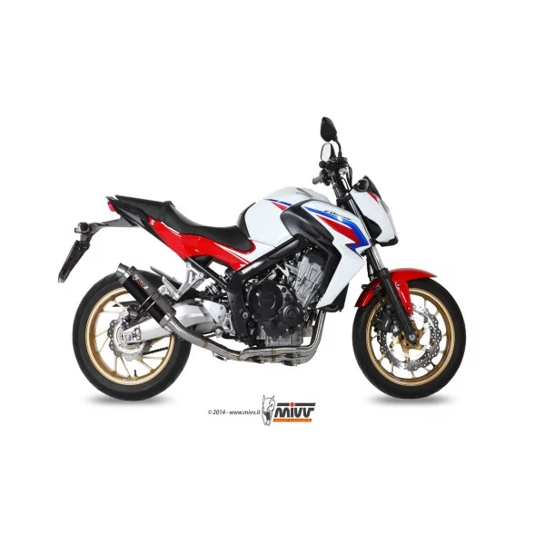 Mivv Komplette Sport-Auspuffanlage Schwarz Honda CB 650 F