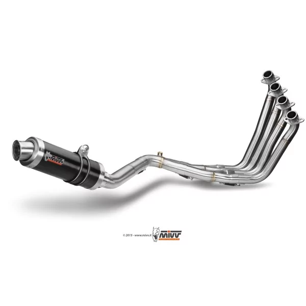Mivv Scarico Sportivo Completo Nero Honda CB 650 F