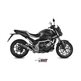 Mivv OVAL Carbon Carbon-Endkappe Honda NC 750 S / X