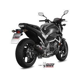 Mivv OVAL Carbon Carbon-Endkappe Honda NC 750 S / X