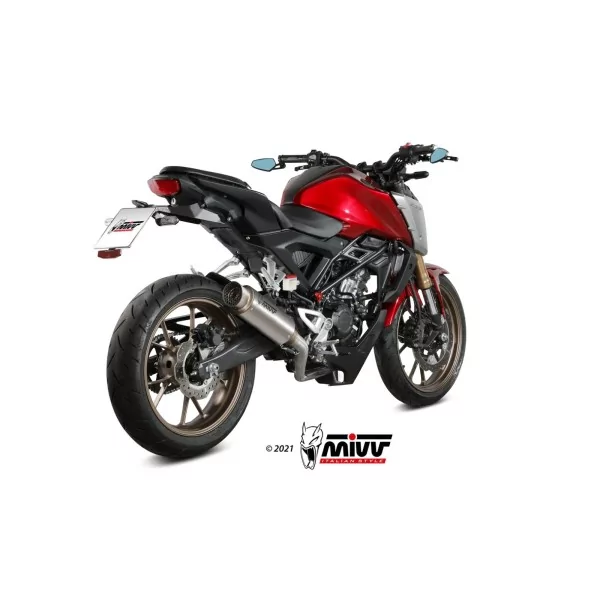 Mivv Escape Deportivo Completo Titanio Honda CB 125 R