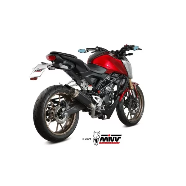 Mivv Escape Deportivo Completo Negro Honda CB 125 R