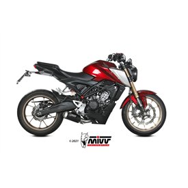 Mivv Komplette Sport-Auspuffanlage Schwarz Honda CB 125 R