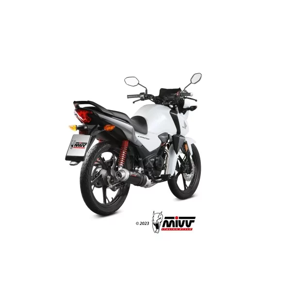 Mivv Scarico Sportivo Completo Nero Honda CB 125 F