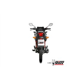 Mivv Komplette Sport-Auspuffanlage Schwarz Honda CB 125 F