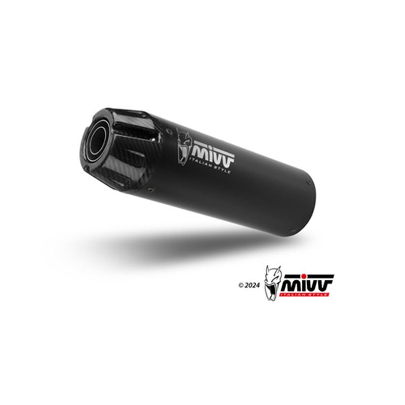 Mivv HR-1 Black carbon end cap Honda CL 500