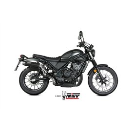 Mivv HR-1 Black carbon end cap Honda CL 500
