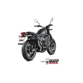 Mivv HR-1 Black carbon end cap Honda CL 500