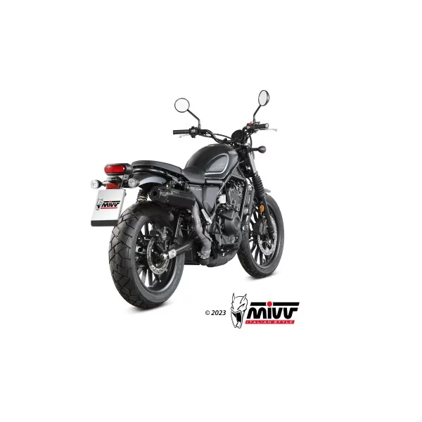 Mivv HR-1 Nero fondello carbonio Honda CL 500