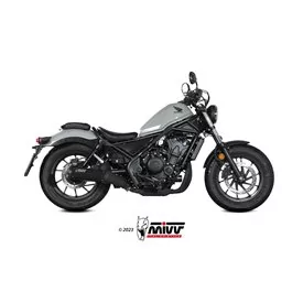 Mivv HR-1 Nero fondello carbonio Honda CMX 500 REBEL