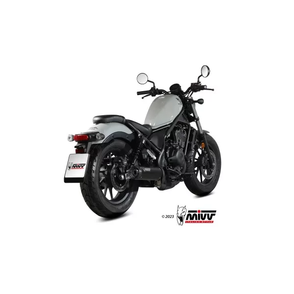 Mivv HR-1 Negro fondo carbono Honda CMX 500 REBEL