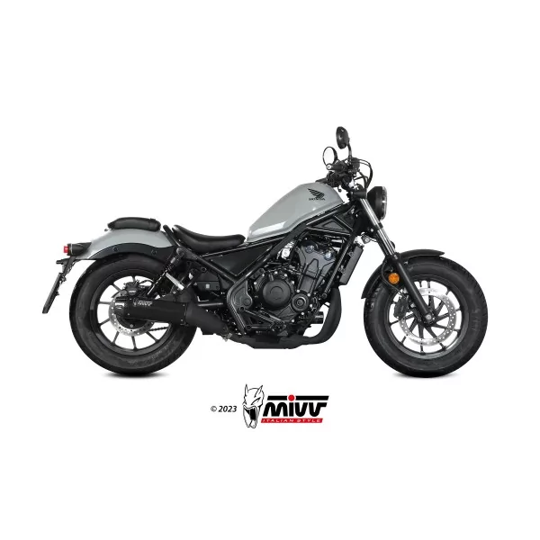 Mivv HR-1 Noir fond carbone Honda CMX 500 REBEL