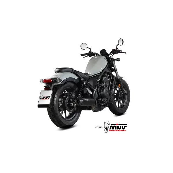 Mivv HR-1 Noir fond carbone Honda CMX 500 REBEL