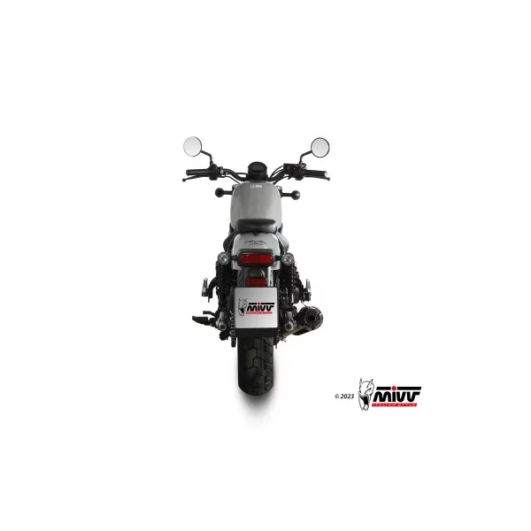 Mivv HR-1 Nero fondello carbonio Honda CMX 500 REBEL