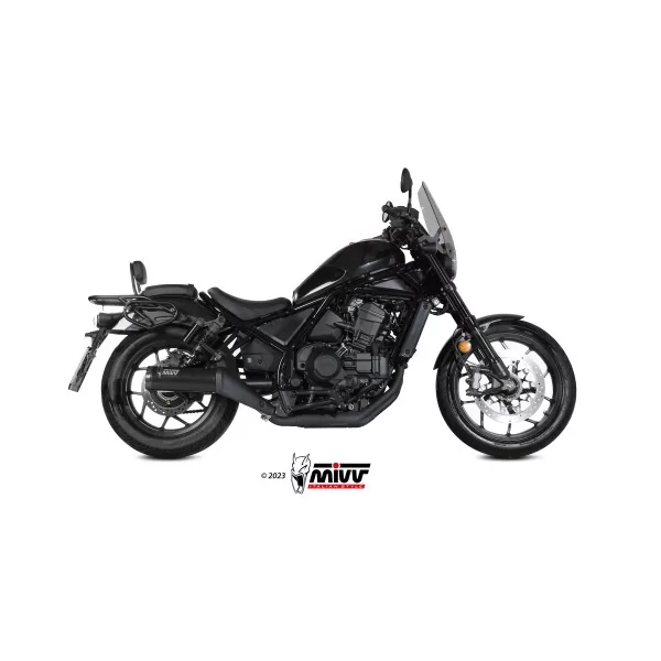 Mivv HR-1 Nero fondello carbonio Honda CMX 1100 REBEL