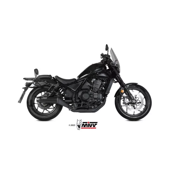Mivv HR-1 Noir fond carbone Honda CMX 1100 REBEL