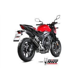 Mivv AK-1 Black carbon end cap Honda CB 500 HORNET