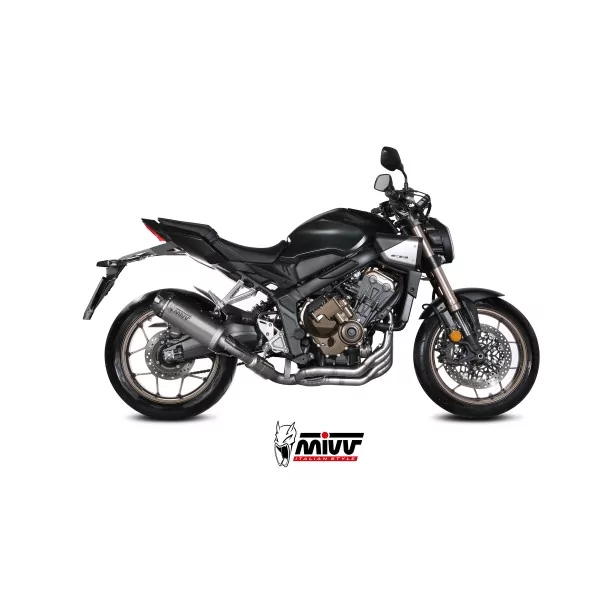 Mivv Escape Deportivo Completo Titanio fondo carbono Honda CB 650 R