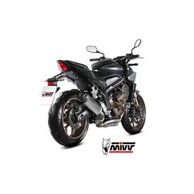 Mivv Sport Exhaust Full System Titanium carbon end cap Honda CB 650 R