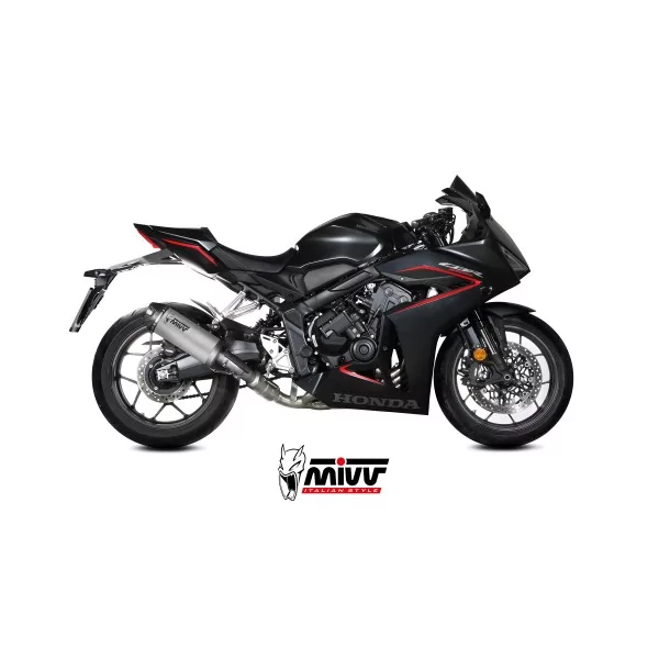 Mivv Scarico Sportivo Completo Titanio fondello carbonio Honda CBR 650 R