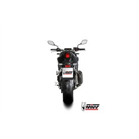 Mivv Sport Exhaust Full System Black carbon end cap Honda CB 650 R